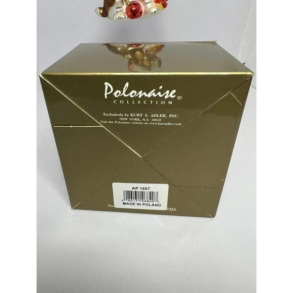RARE Kurt Adler POLONAISE KOMOZJA BARNEY BASSET AP1557 Ornament NEW WITH BOX - Picture 15 of 16